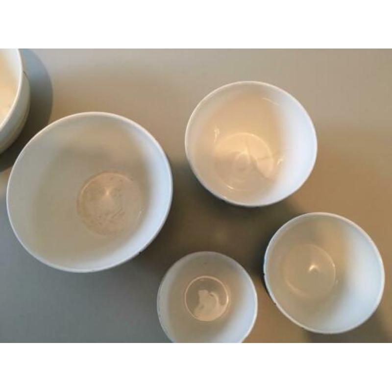 Set nest schalen Regout Sphinx jaren 50 60 vintage retro