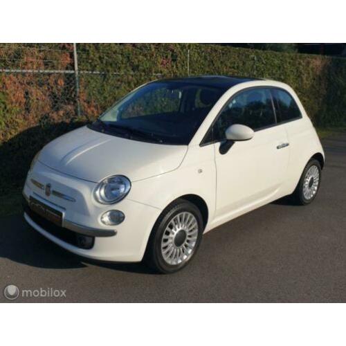 Fiat 500 - 1.2 Lounge 10X OP VOORRAAD Panoramadak Airco 1e E