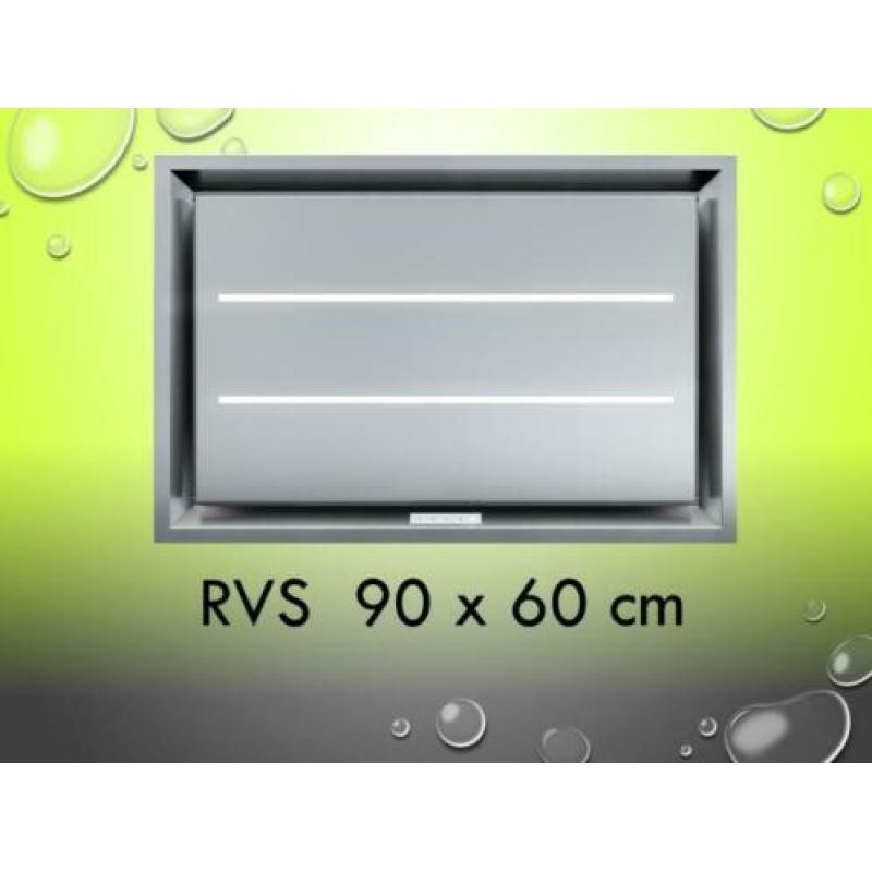 90x60cm - 90x30cm plafond kook eiland afzuigkap