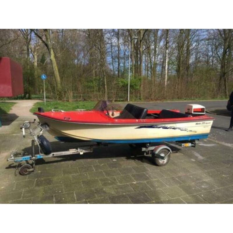 Speedboot met motor en trailer