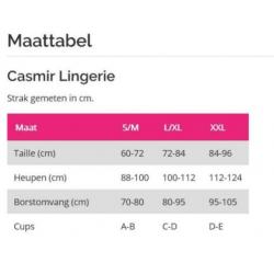 Estera Corset Chemise Zwart - Casmir maat S/M (512)