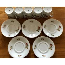 5 mooie Rosenthal classic koffie kop en schotels zgan