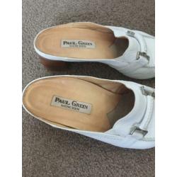 Witte hogl slipper