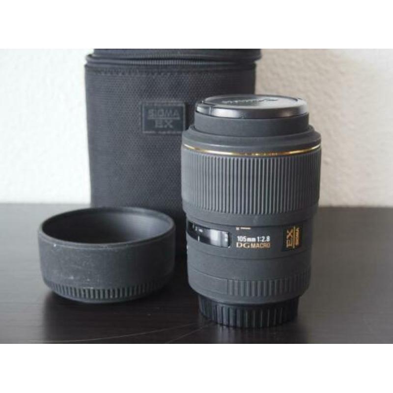 Sigma 105mm F2.8 DG EX MACRO voor Canon