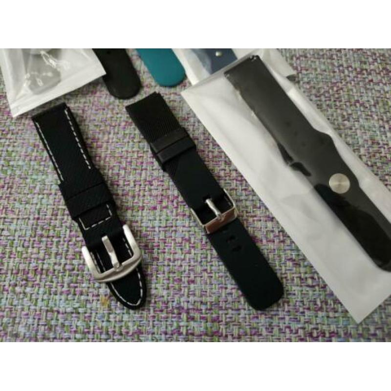 Horlogeband 20 mm diverse soorten.