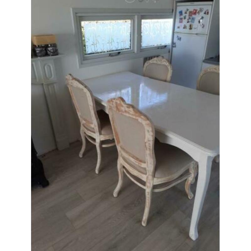 Eethoek plus stoelen