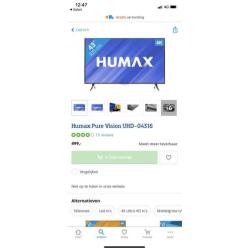 Humax uhd 04316. 43inch led tv