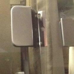 Drie deuren gehard glas