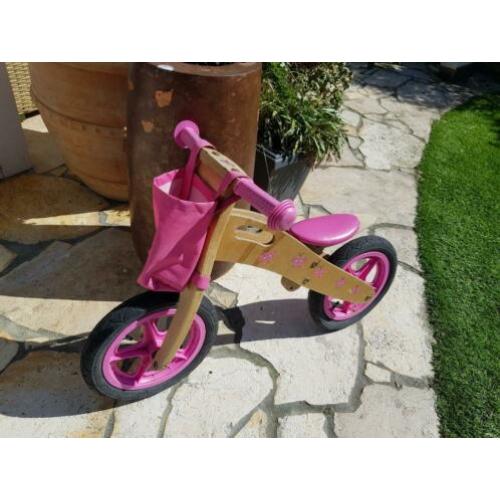 Meisjes loopfiets hout