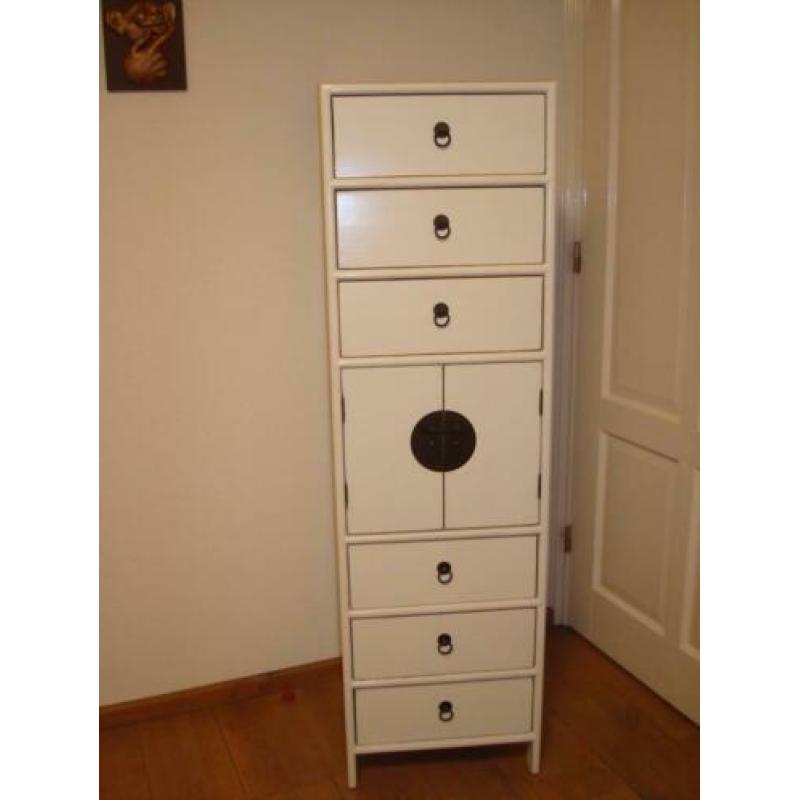 Mooie Chinese witte ladenkast