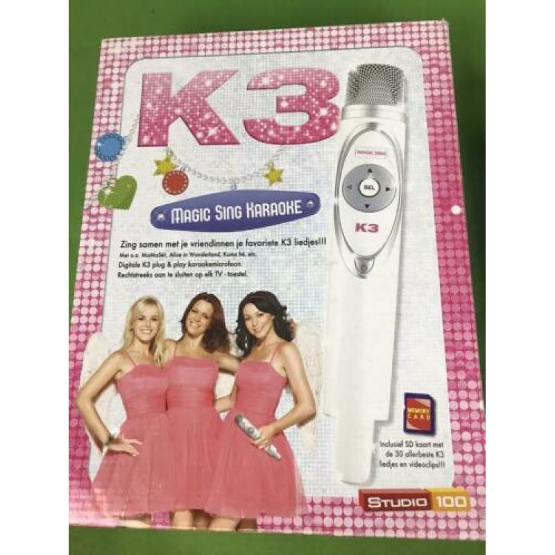 Karaoke set K3 studio 100 30 liedjes
