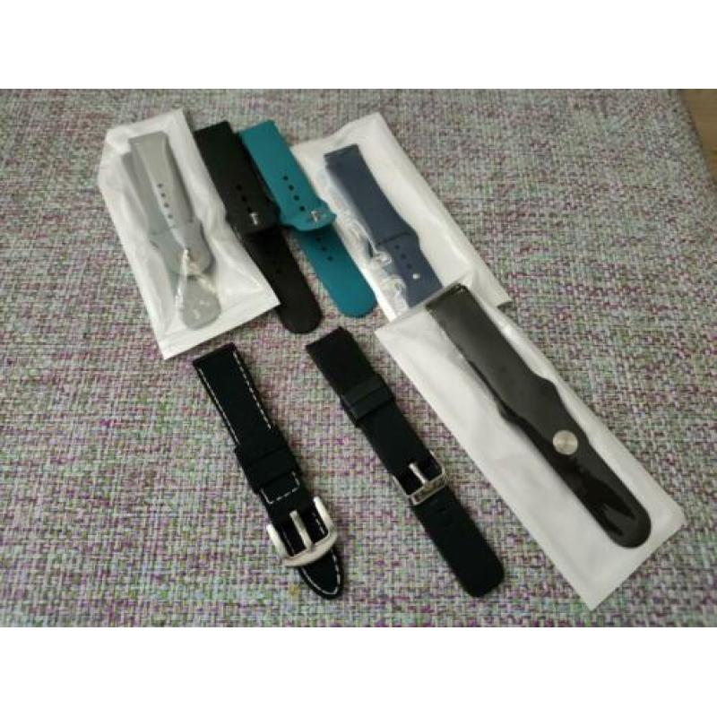 Horlogeband 20 mm diverse soorten.