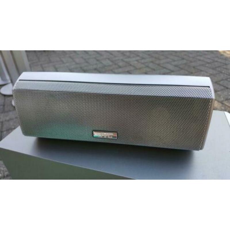 Speaker set JVC. ZILVERGRIJS
