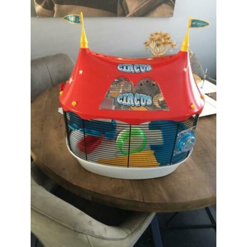 circus hamster kooi compleet met rad