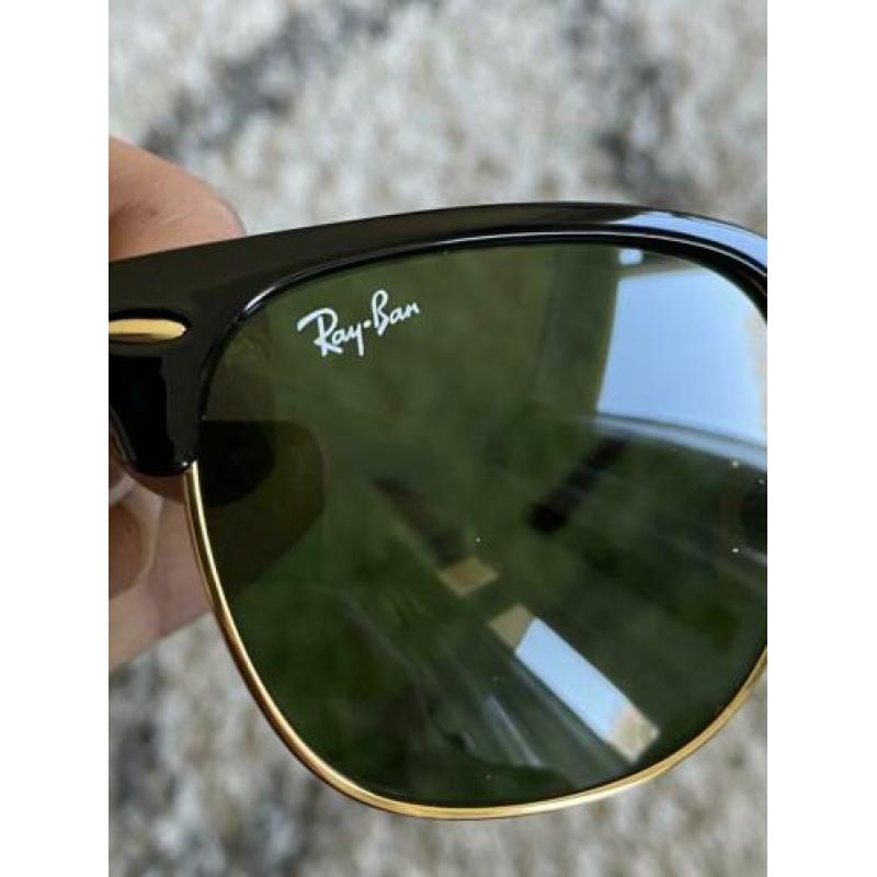Originele Ray Ban Clubmaster Zonnebril Nieuw