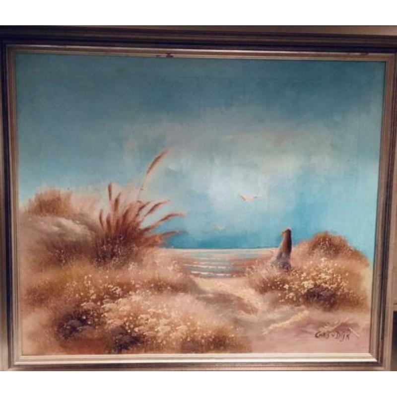 Chris van Dijk prachtig schilderij.