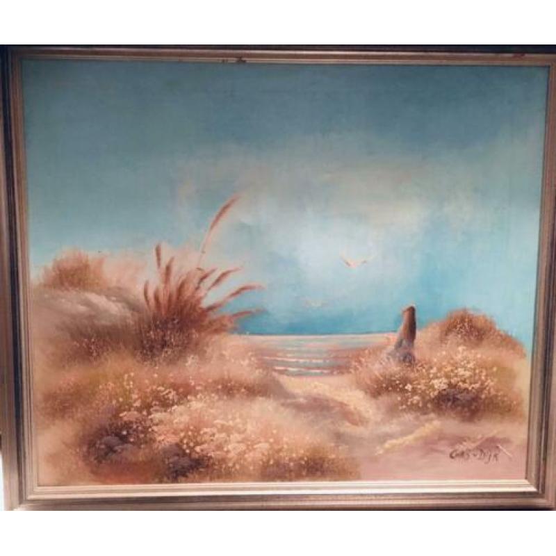 Chris van Dijk prachtig schilderij.