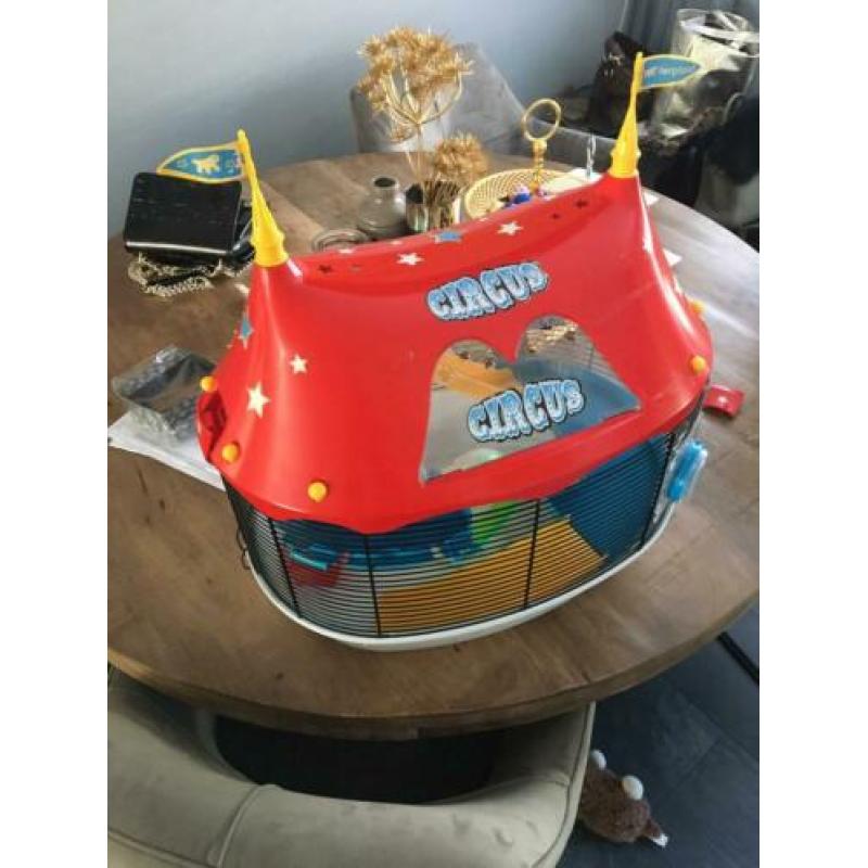 circus hamster kooi compleet met rad