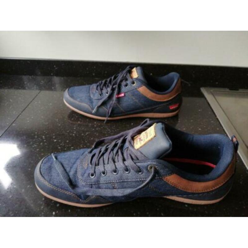 Levi heren sneakers maat 46,5 (US 12), jeans stof.